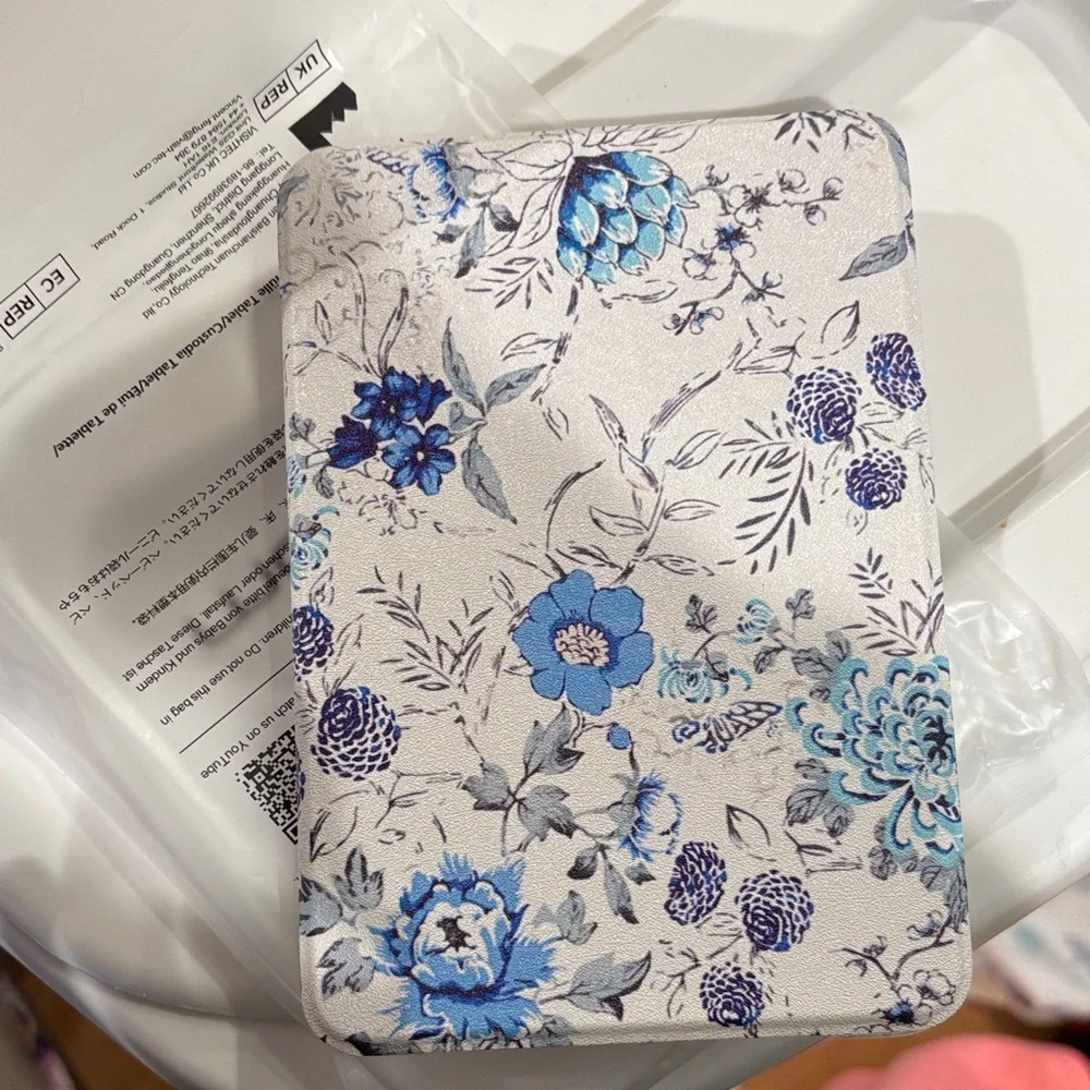 Floral Blue Tablet Case